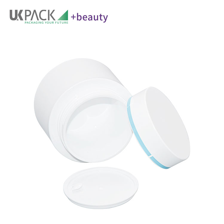50g/100g Customized Color And Logo Double Wall PP Cosmetic Jar Skin Care Packaging UKC46