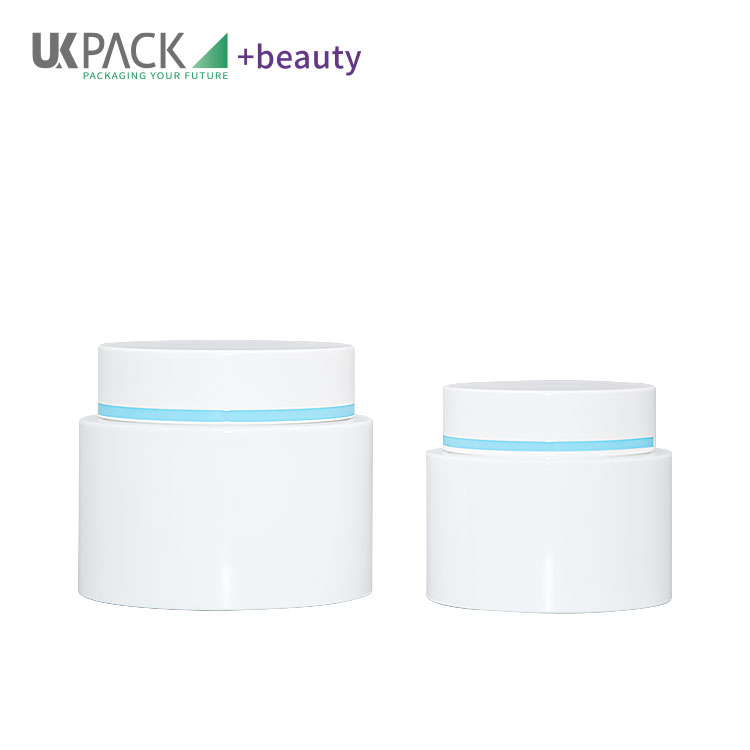 50g/100g Customized Color And Logo Double Wall PP Cosmetic Jar Skin Care Packaging UKC46