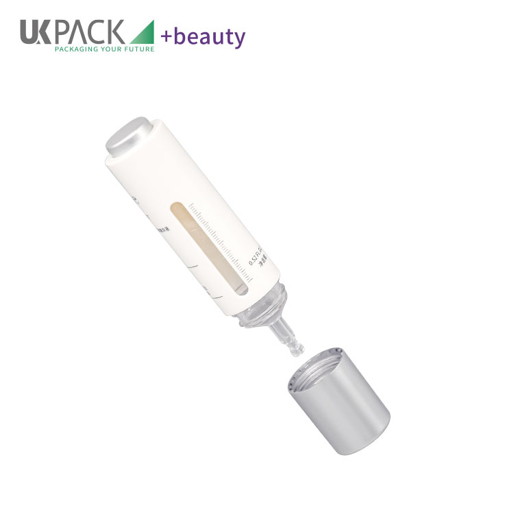 Empty CBD Cosmetic Pump Bottle 15ml With Plastic Push Button