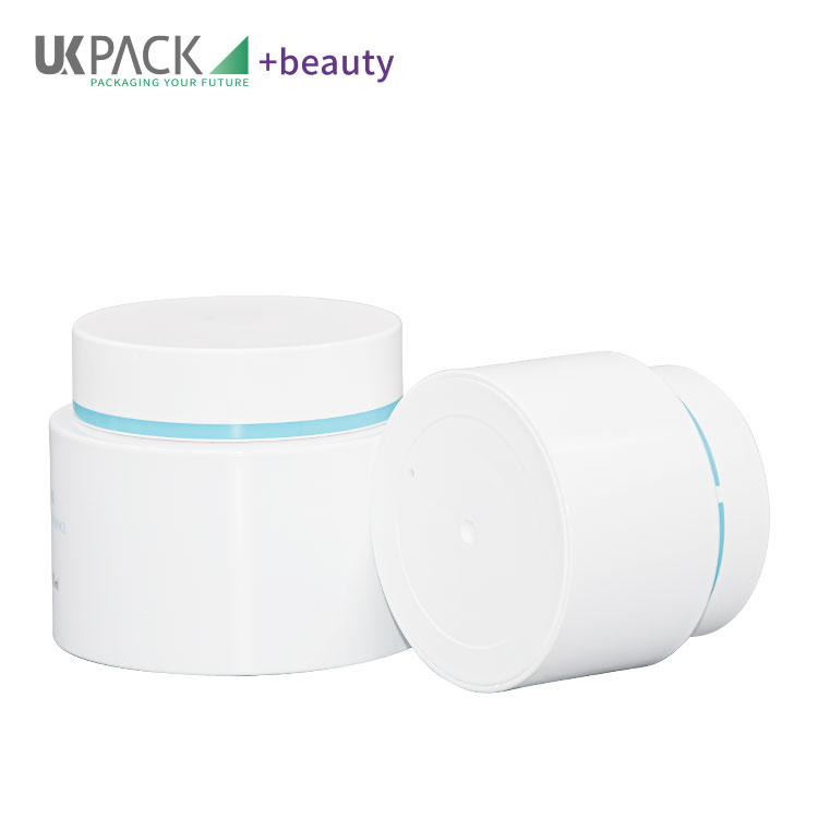 50g/100g Customized Color And Logo Double Wall PP Cosmetic Jar Skin Care Packaging UKC46