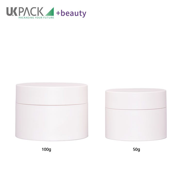 50g 100g PP PCR Cosmetic Cream Jars Packaging Lightweight Replaceable