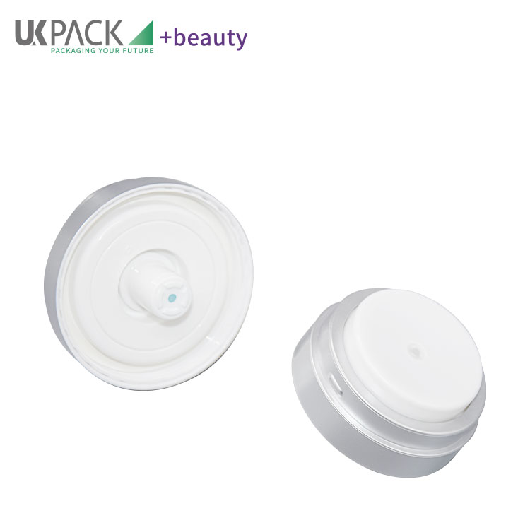 30g/50g Customized Color and Customized  Logo Acrylic Airless Jar Skincare Cosmetic Jar Skin care packaging UKC44