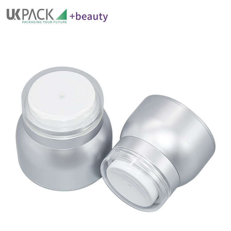 30g/50g Customized Color and Customized  Logo Acrylic Airless Jar Skincare Cosmetic Jar Skin care packaging UKC44