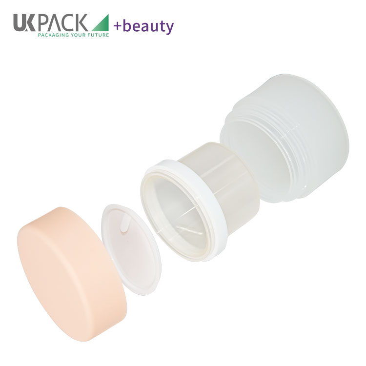 Luxury Skincare Packaging Set Replaceable Bottom Rotary 30ml 50ml PP Airless Bottle 50g PP Cream Jar