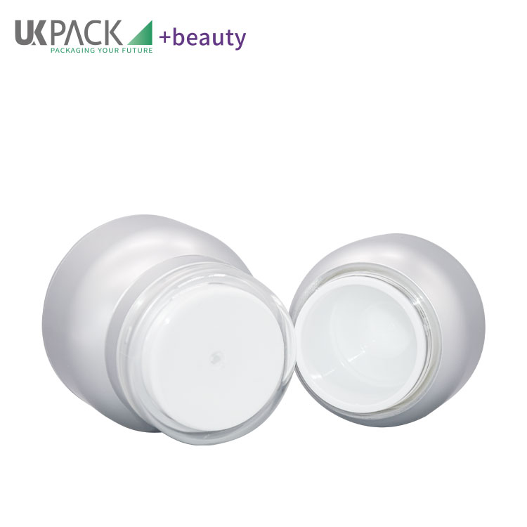 30g/50g Customized Color and Customized  Logo Acrylic Airless Jar Skincare Cosmetic Jar Skin care packaging UKC44