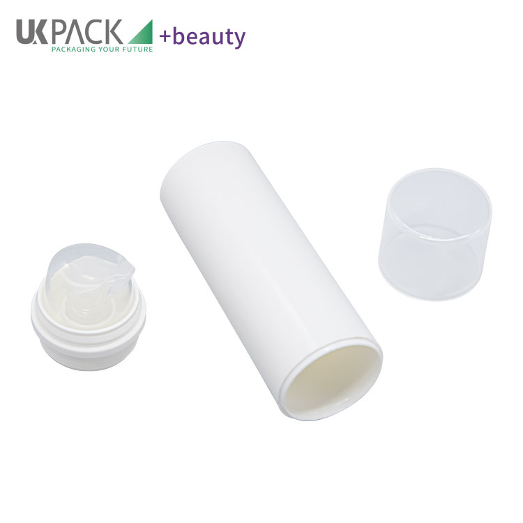 All Plastic Airless Pump Bottles Personal Care Lotion Cream Cosmetic Packaging 15ml 30ml 50ml