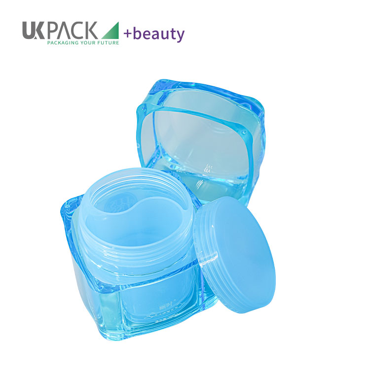 Acrylic Dual Container Cosmetic Cream Jars For Skincare 280g UKC43