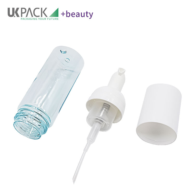 120ml 150ml Foam Pump Bottle Pet Pp Travel Soap Transparent Packaging 48mm Od