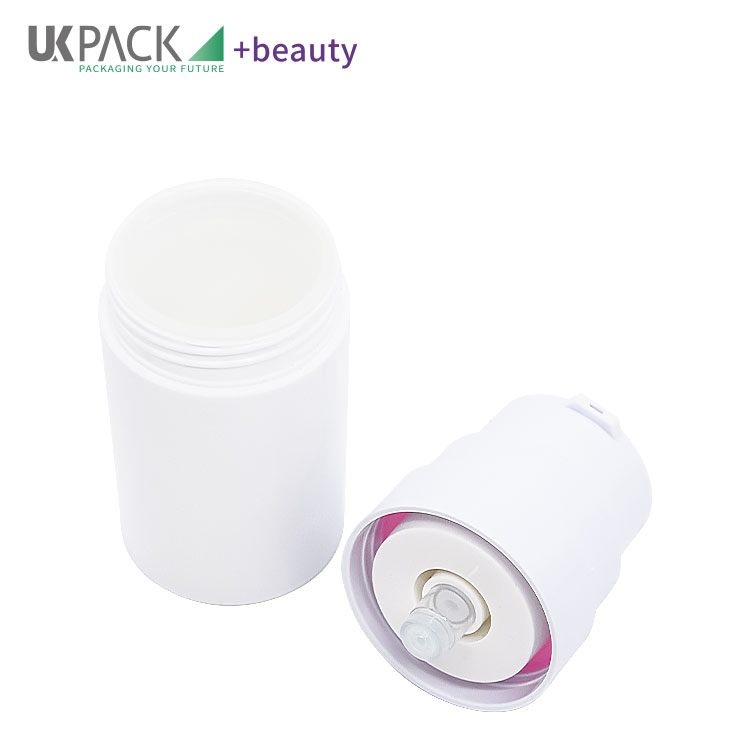 Replaceable PCR PP Vacuum Airless Bottle Baby Sunscreen Cosmetic Packaging 30ml 50ml