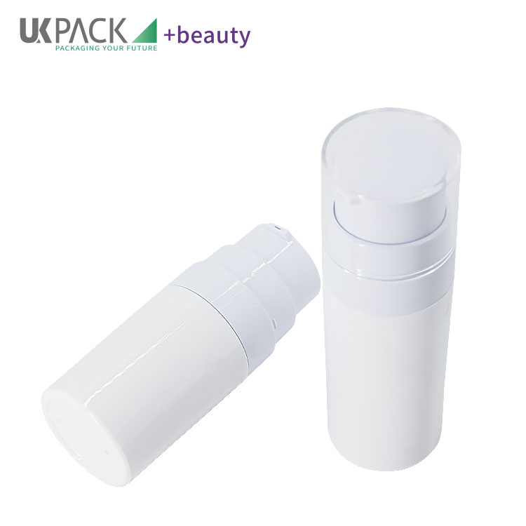 Replaceable PCR PP Vacuum Airless Bottle Baby Sunscreen Cosmetic Packaging 30ml 50ml