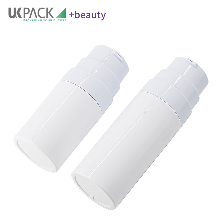 Replaceable PCR PP Vacuum Airless Bottle Baby Sunscreen Cosmetic Packaging 30ml 50ml