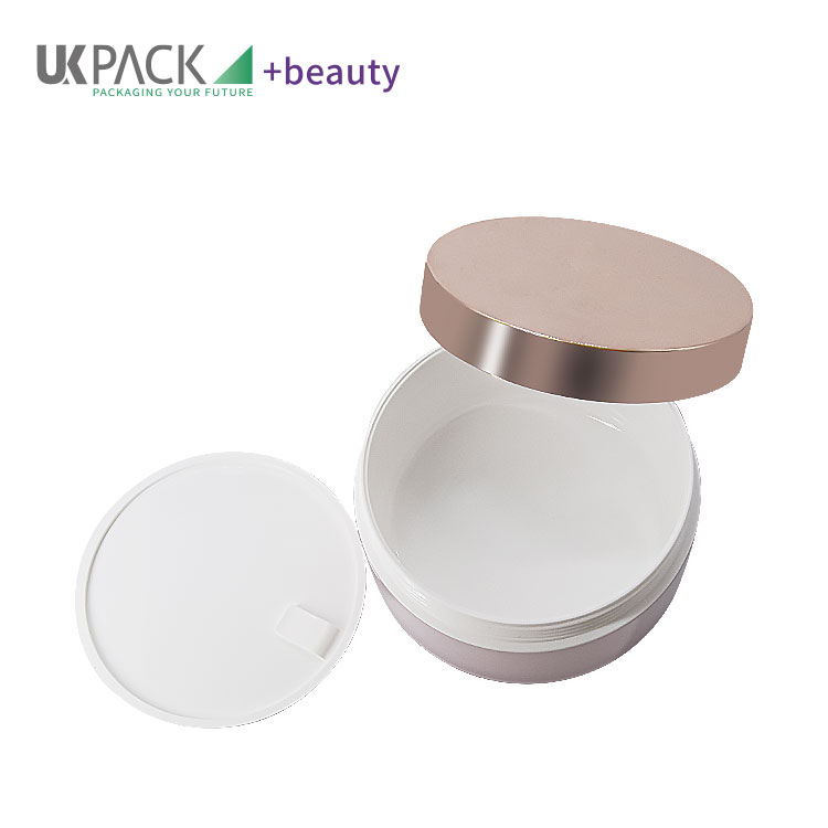 Light Blue Pink 200g AS PP Cosmetic Jars For Face / Body Moisturizing