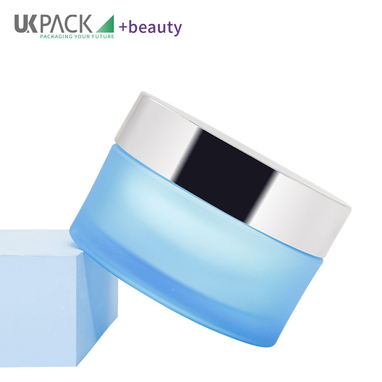 100g Customized Color and Customized Logo Round Acrylic Cream Jar cream,eye cream,mask Skin care packaging UKC03
