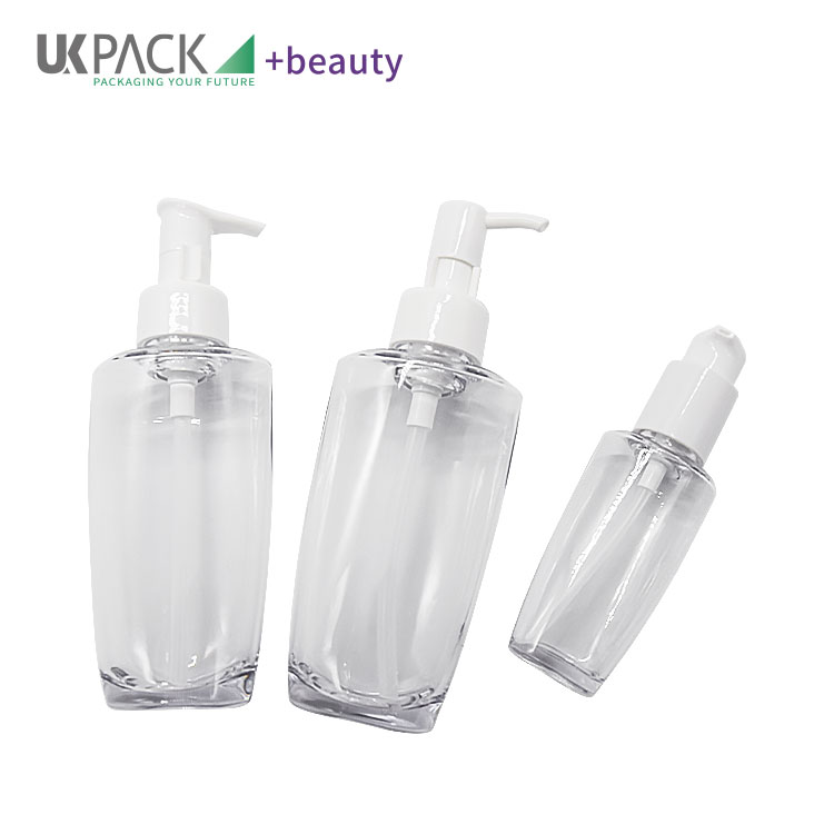 PETG 30ml 100ml Transparent Lotion Bottle Face Cream Makeup Cleansing