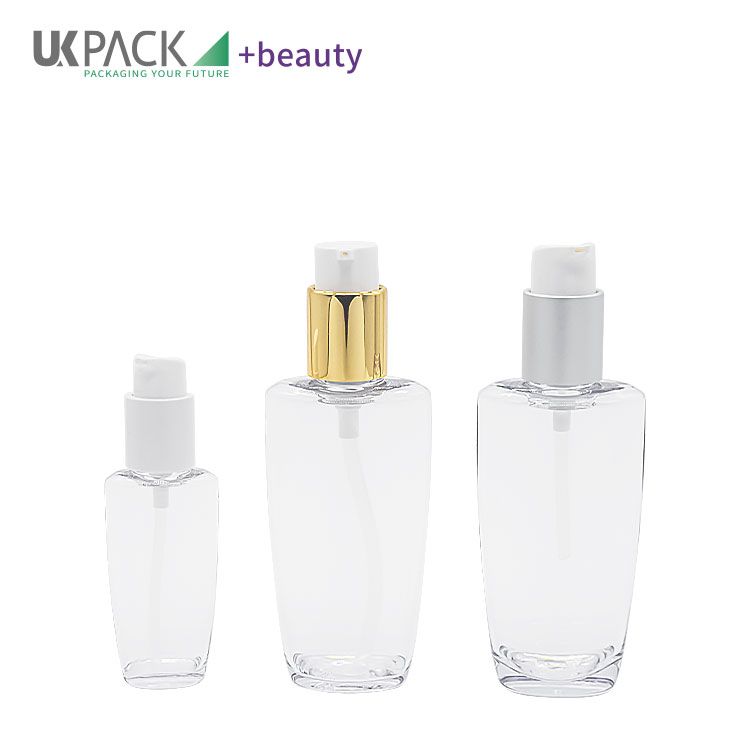 PETG 30ml 100ml Transparent Lotion Bottle Face Cream Makeup Cleansing