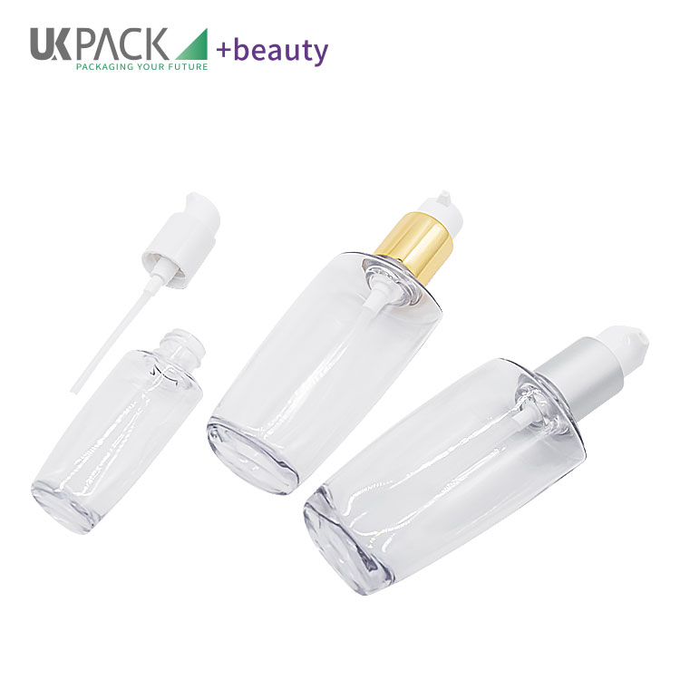 PETG 30ml 100ml Transparent Lotion Bottle Face Cream Makeup Cleansing