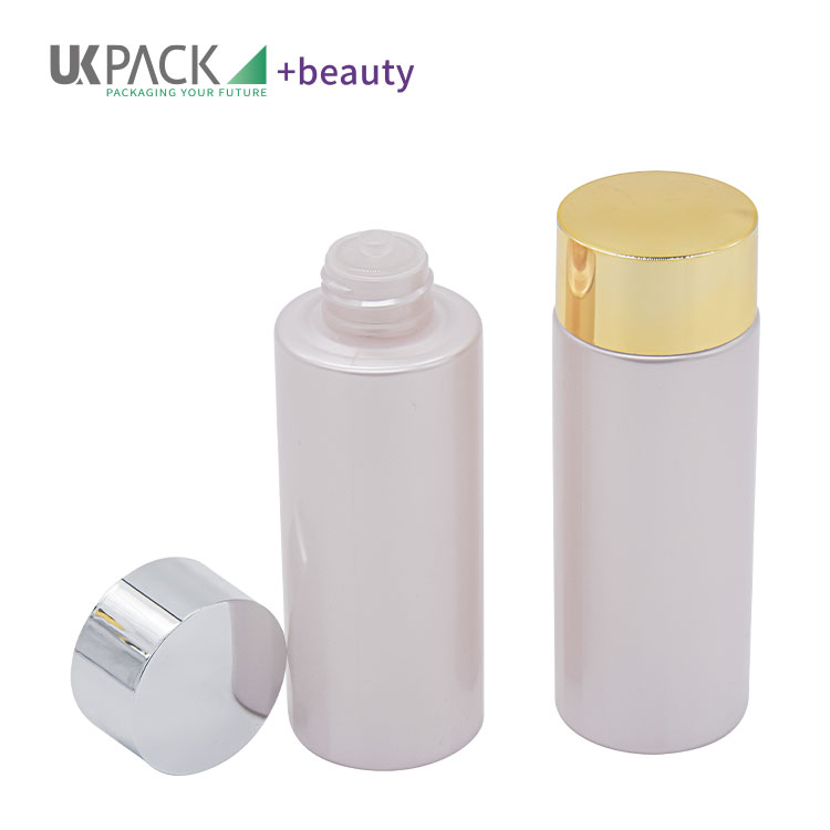 125ml 170ml Screw Cap PET Lotion Bottle For Makeup Remover Cosmetic Cleanser
