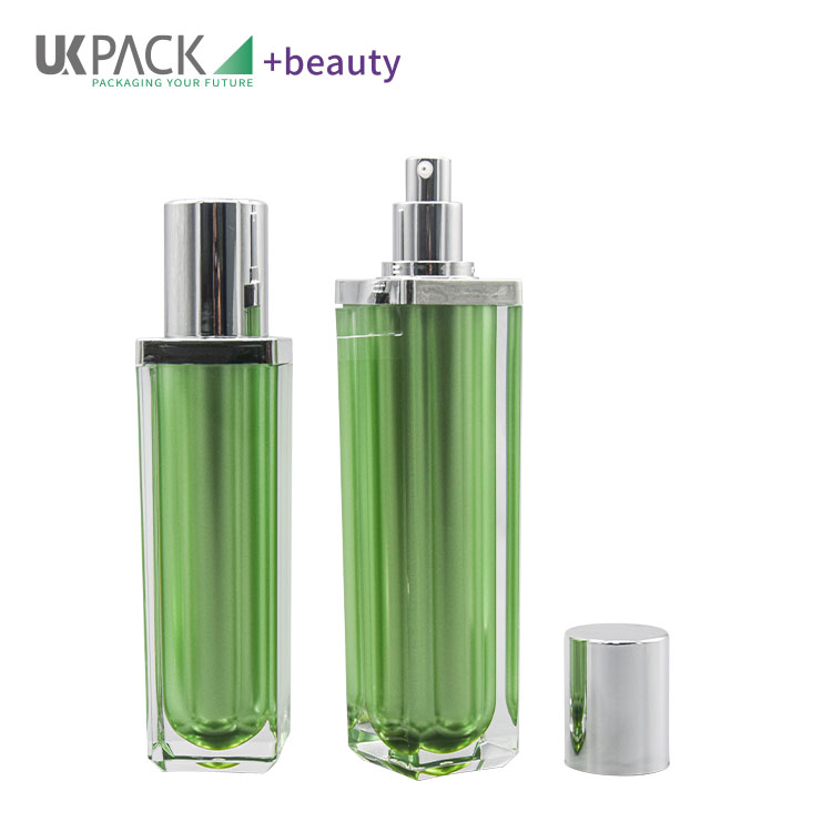 Luxury Acrylic Cosmetic Packaging Family Set Cream Jar 30g 50g Lotion Bottle 30ml 60ml 100ml
