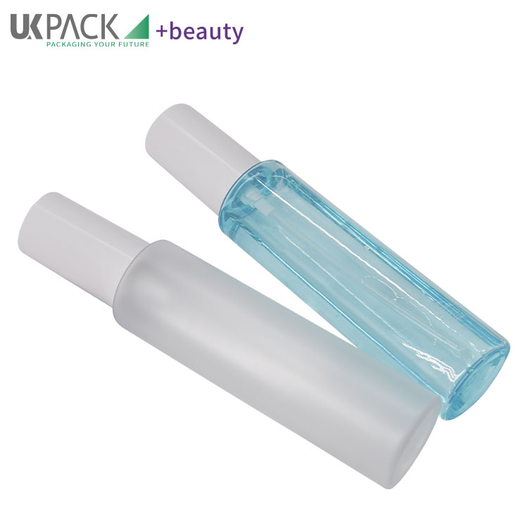 ABS Cap Blue 150ml Makeup Remover Pump Bottle Facial Cleansing Oil Bottle