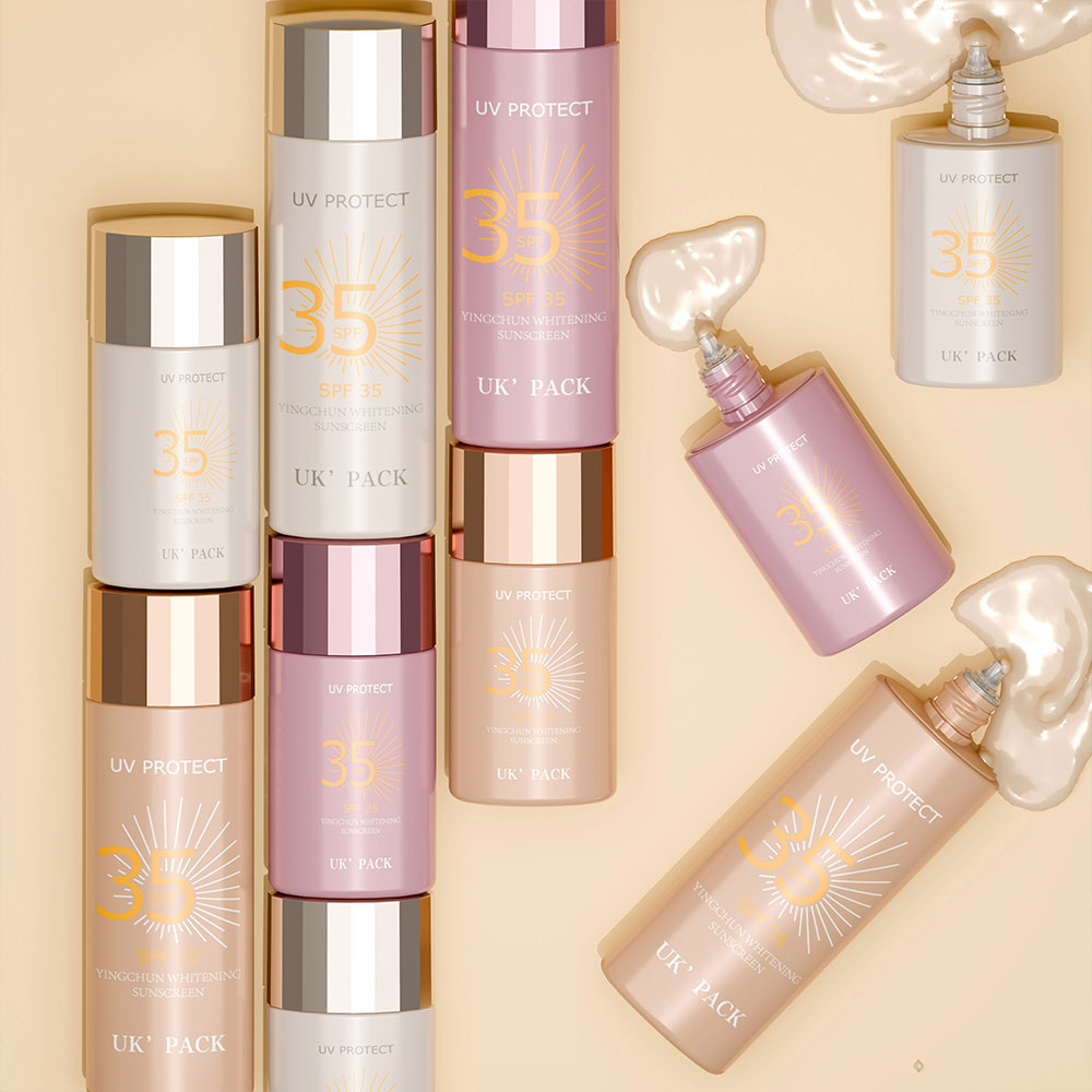 30ml 50ml BB lotion bottle liquid foundation with different cap 2025 new item UKTB003