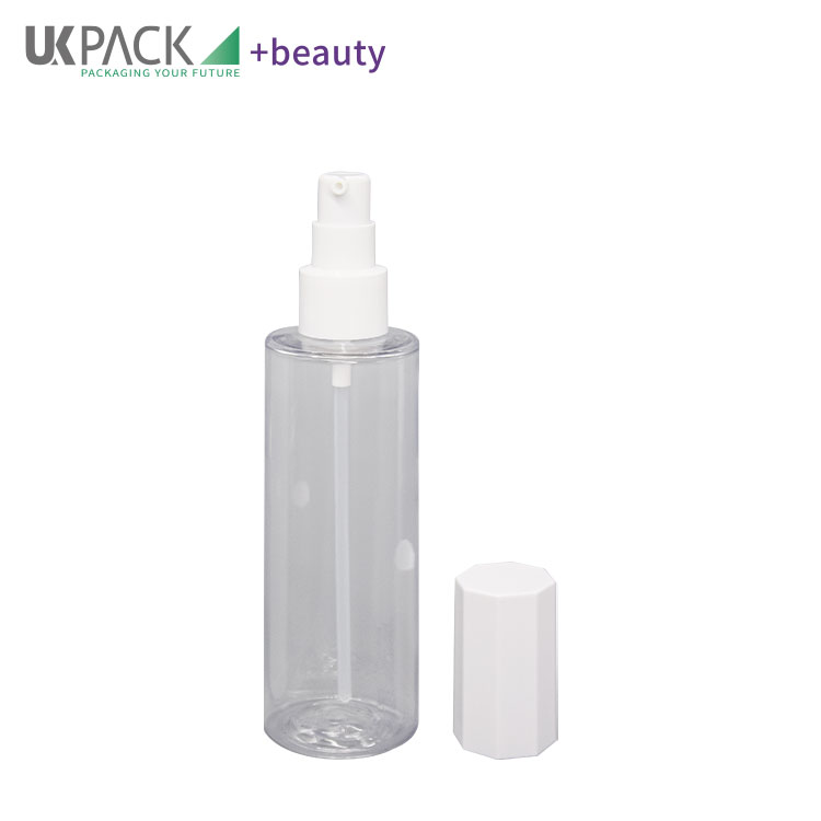 Moisturiser Pump Bottle PET 200ml Cosmetic Packaging Lotion bottle