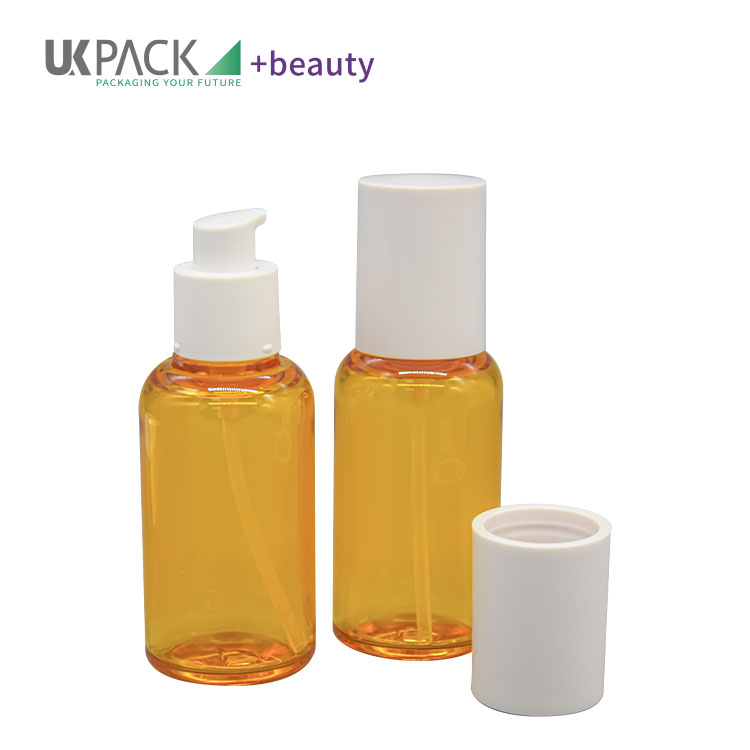 80ml / 100ml PETG Makeup Remover Oil Bottle Hair Care Oil Bottle Repair Mask Container UKG21