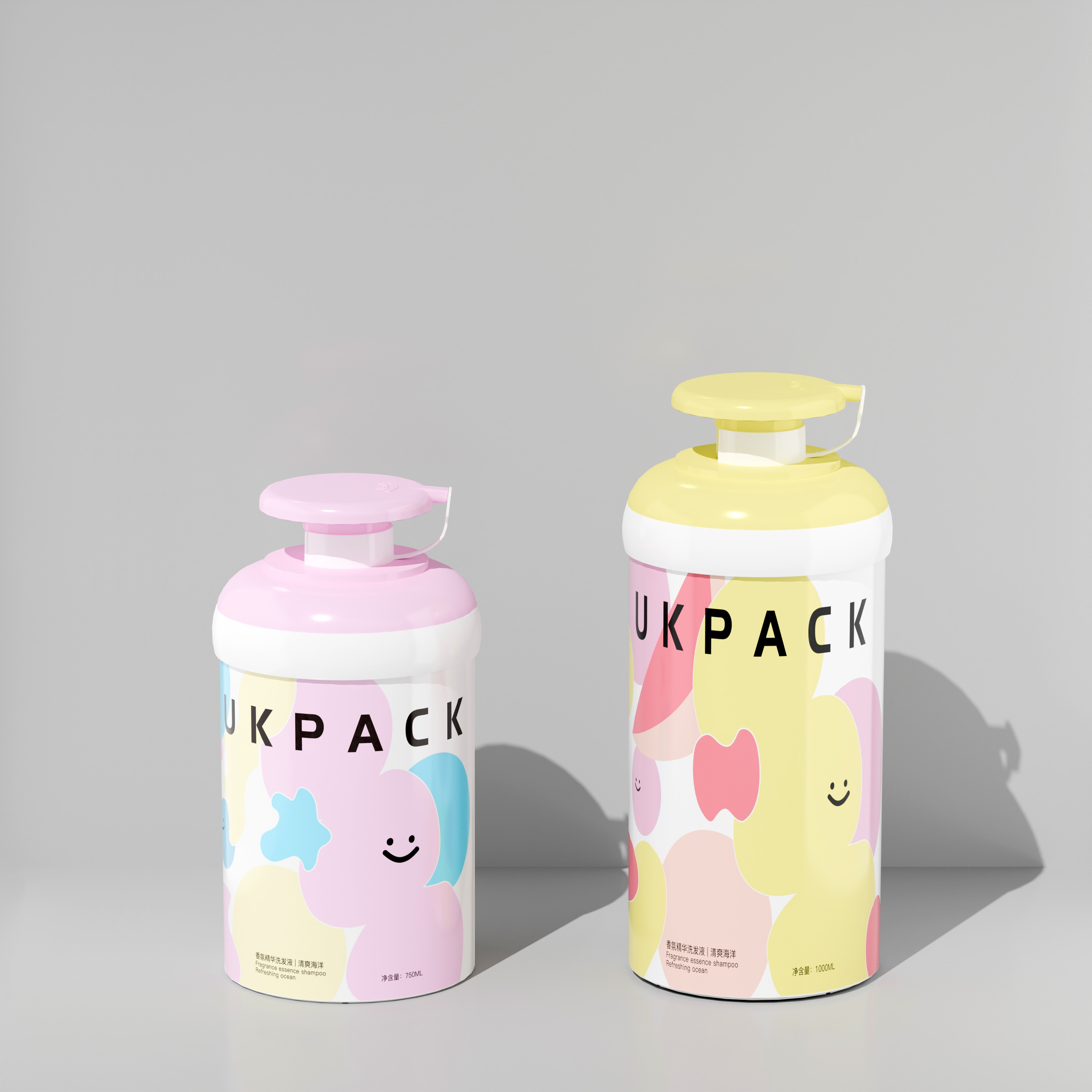 Best selling Airless bottle  Pp Airless Pump Bottle 300ml 400ml 500ml for Children