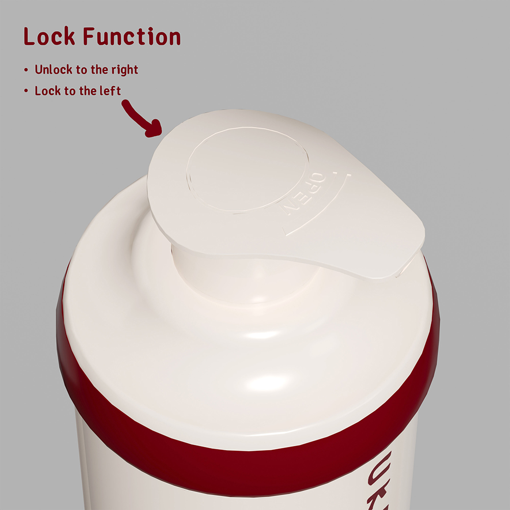 PP Airless Bottle 300ml 400ml 500ml Airless Pump Bottles Cosmetic High Viscosity Liquids UKA22