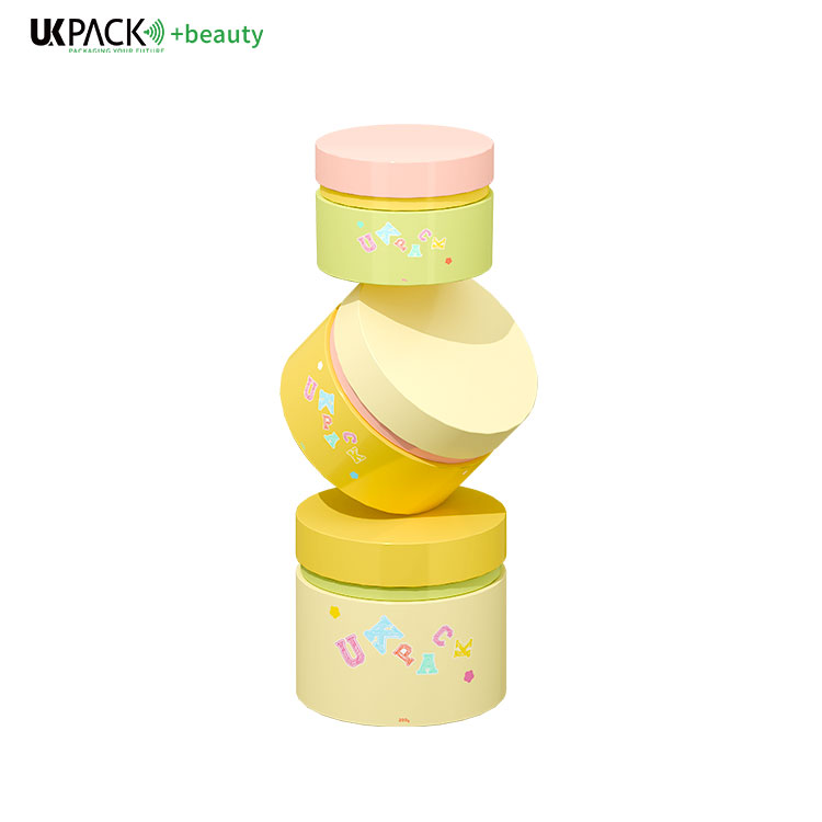 100g/200g Customized Color And Logo Jar Cream Face Cream Container Skin Care Packaging UKC71