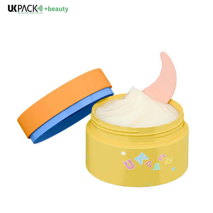 100g/200g Customized Color And Logo Jar Cream Face Cream Container Skin Care Packaging UKC71