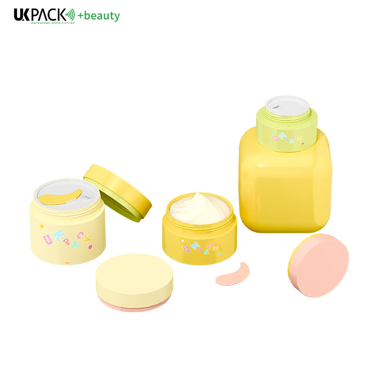 100g/200g Customized Color And Logo Jar Cream Face Cream Container Skin Care Packaging UKC71