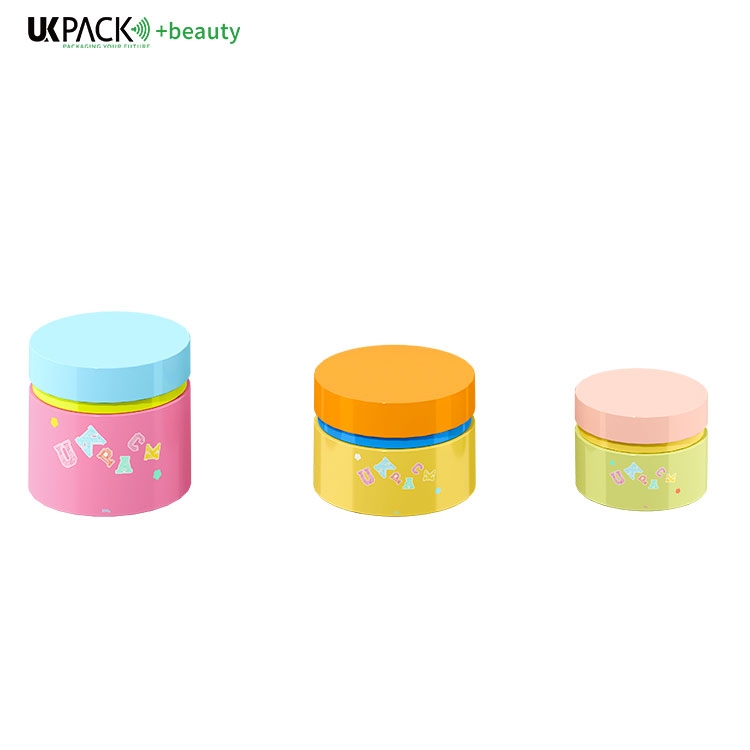 100g/200g Customized Color And Logo Jar Cream Face Cream Container Skin Care Packaging UKC71