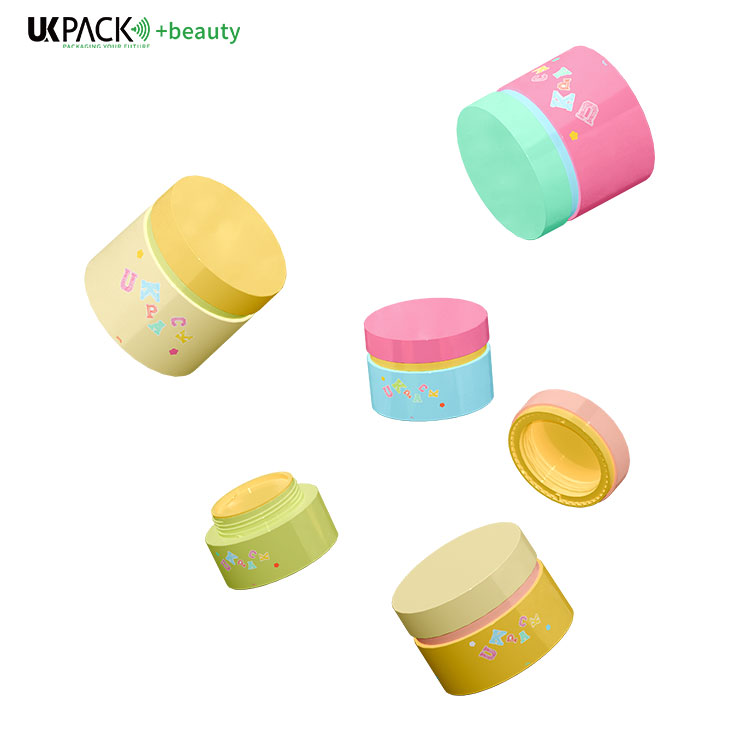 100g/200g Customized Color And Logo Jar Cream Face Cream Container Skin Care Packaging UKC71