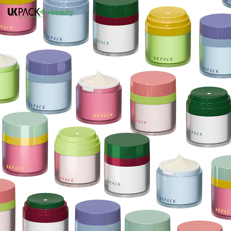 Replaceable Airless Jar 15g 30g 50g Acrylice Airless Bottle Cosmetic Packaging Airless Jar