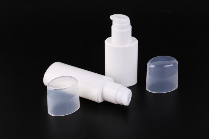 Sunscreen packaging PP Airless bottle 30ml50mlOval design airess pump bottle 1