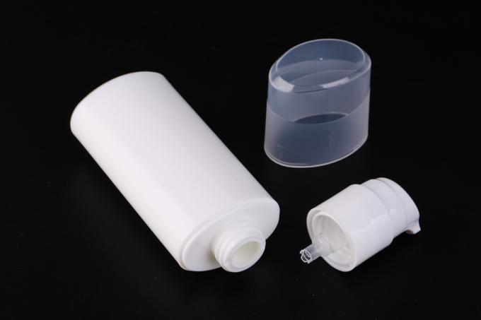 Sunscreen packaging PP Airless bottle 30ml50mlOval design airess pump bottle 2