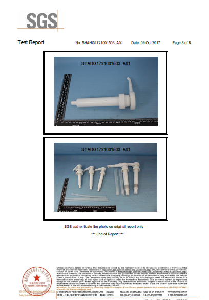 Bag in box pump 15ml Or 30ml Plastic Sauce Dispenser Pump 5