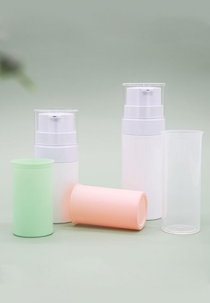 Acrylic Airless Bottle Refillable Screen Printing 30ml And 50ml 6