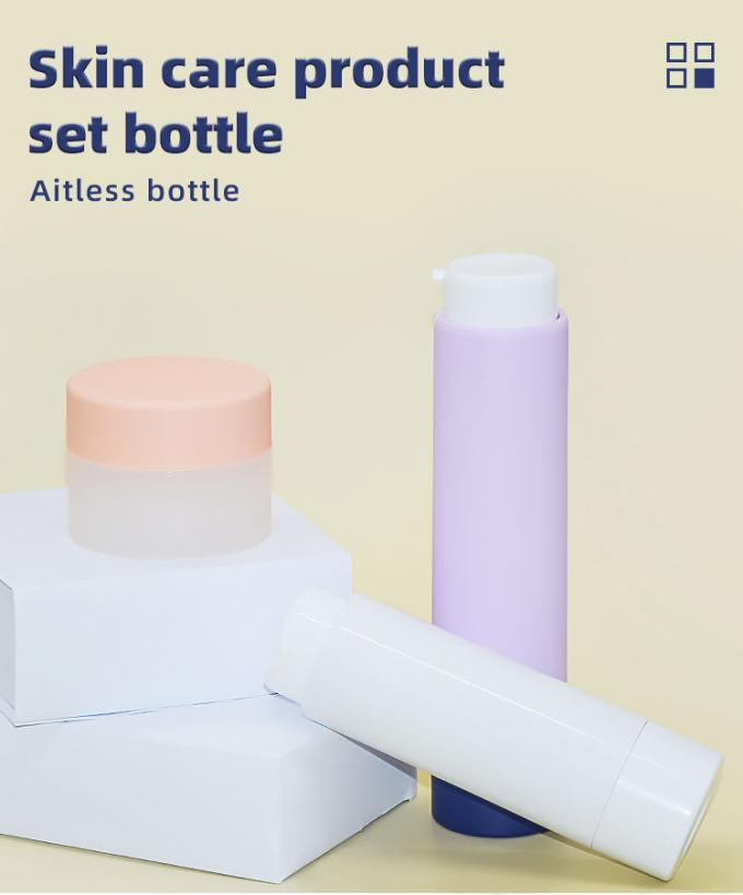 PP Rotary Refillable Airless Pump Bottles 30ml For Cosmetic 0
