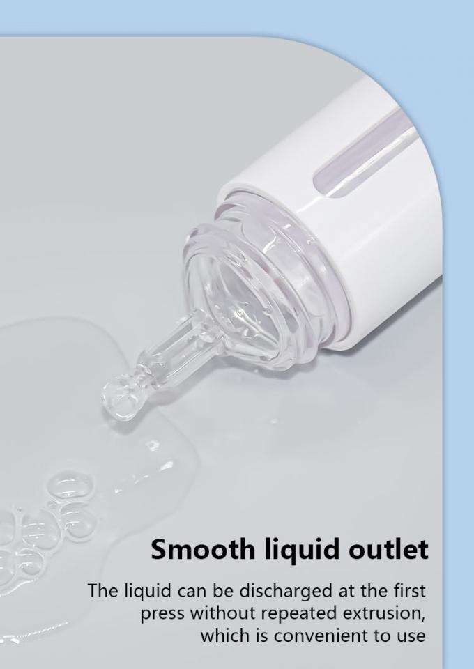 Empty CBD Cosmetic Pump Bottle 15ml With Plastic Push Button 5