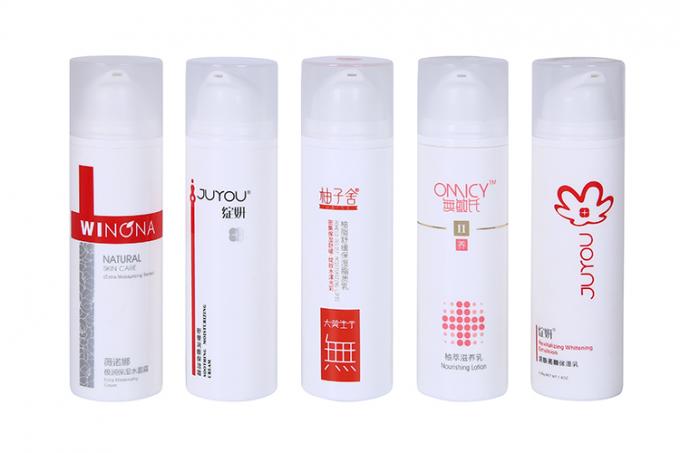 Round PP airless bottle 15ml 30ml 50ml cosmetic pump bottles 0