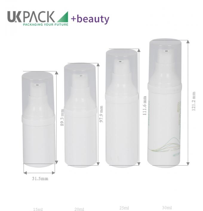 PP Airless Dispensing Bottle 15ml 20ml 25ml 30ml 40ml 50ml For Skin Care 0