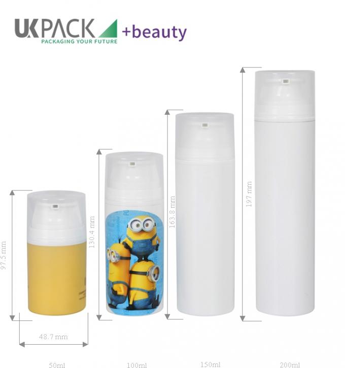 50% PCR PP Airless Bottle packaging for cosmetics 30ml 50ml 75ml 100ml 120ml 150ml 200ml 0