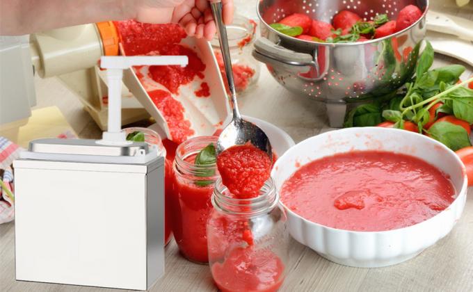30ml Ketchup Sauce Dispenser Pump For Stainless Steel Container 2