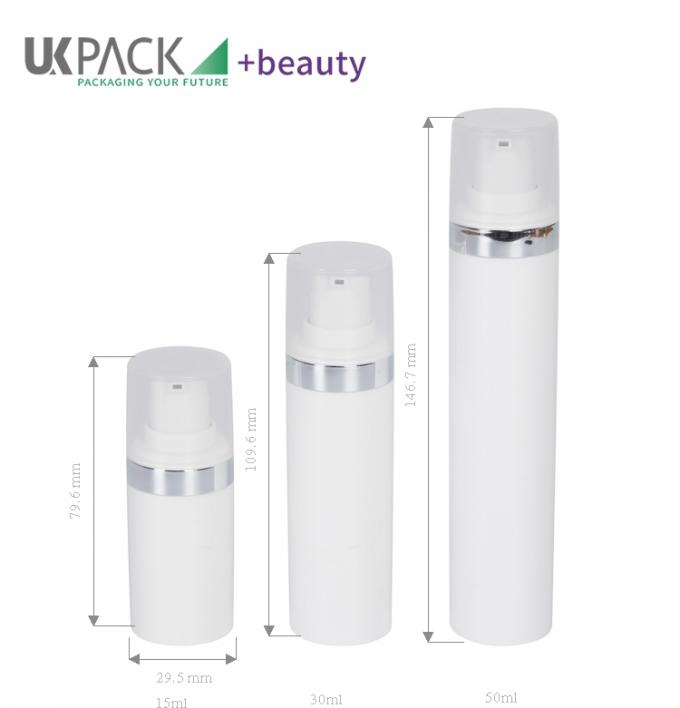 cosmetic packaging bottle 15ml 30ml 50ml PP Airless Pumps For Cosmetics Bottle UKA09 0