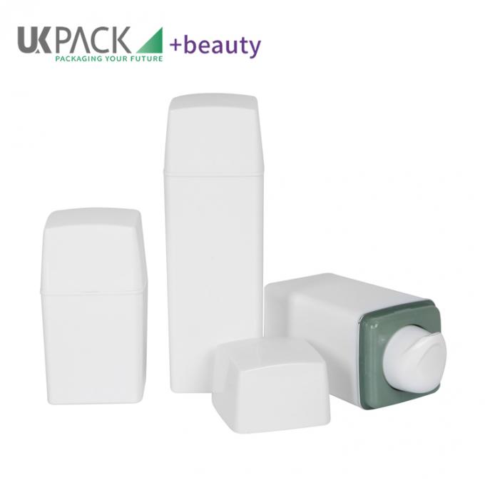 Luxury Double LayerPPSquare Airless Bottle For Cosmetics 15ml 30ml50ml cosmetic packaging bottle 1