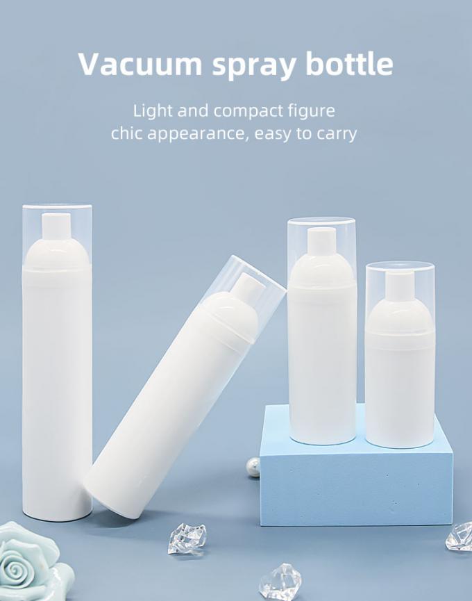 PP Airless spray Bottles Dispenser30ml 50ml 75ml 100ml Airless spray pump bottle Snap FastenerDesign 0
