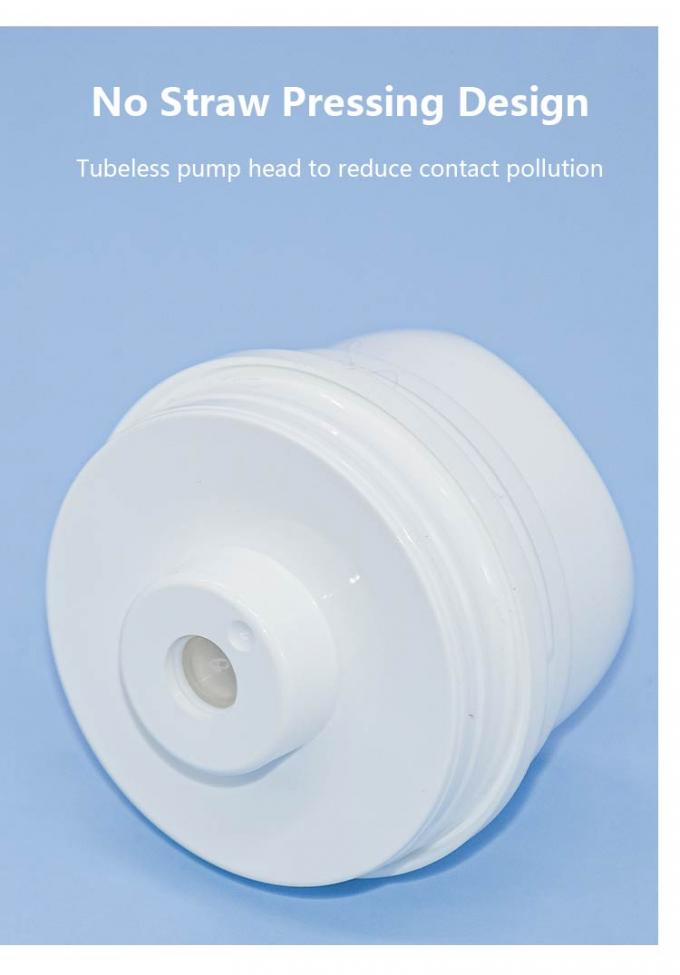 PP White Airless Pump Bottles 50ml 100ml 150ml With Central Hole Outlet Design 3