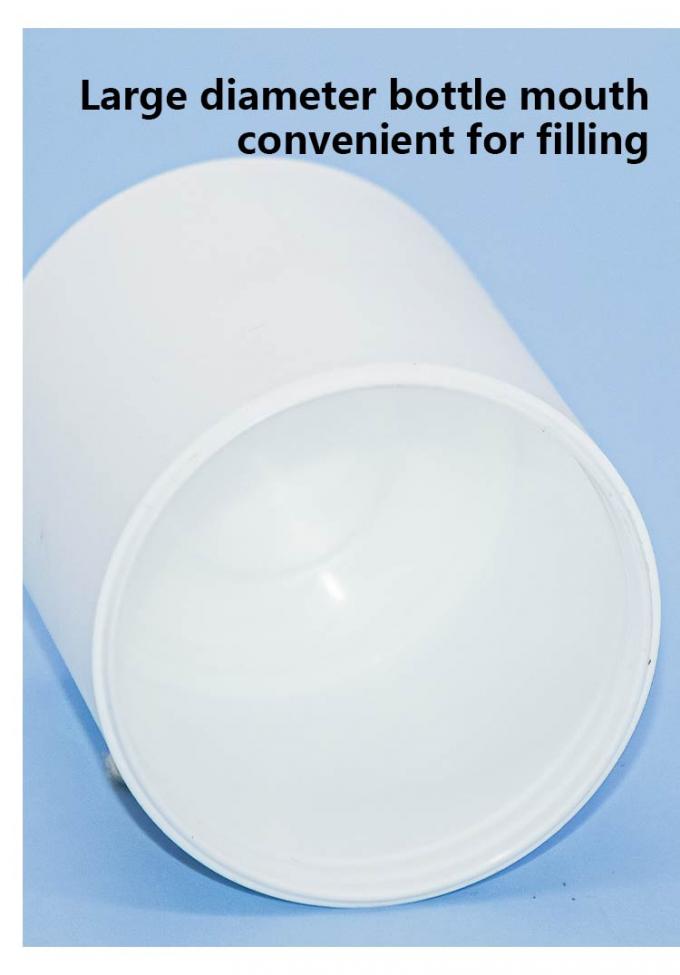 PP White Airless Pump Bottles 50ml 100ml 150ml With Central Hole Outlet Design 4