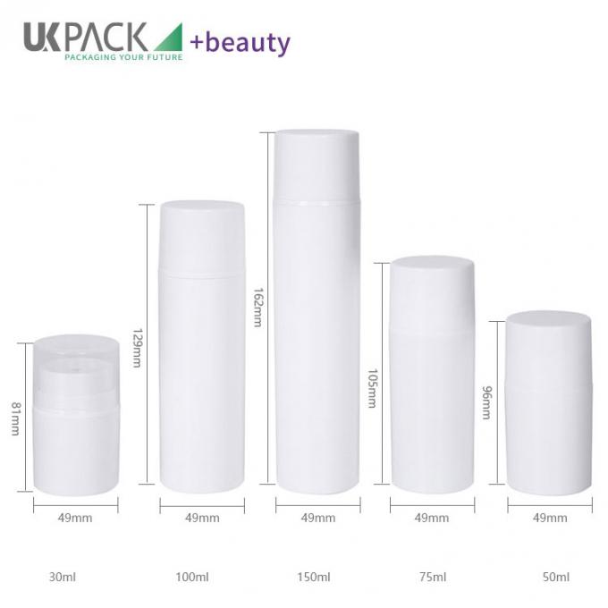 PCR PP Serum Airless Pump Bottles With Dispenser 75ml 0